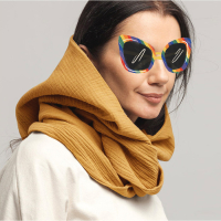 kaptur z kominem, shawl hood.