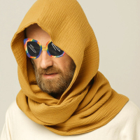 kaptur z kominem, shawl hood.