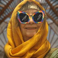 Kaptury Bayby Kaptur z Kominem z Muślinu Bawełnianego Słoneczny
