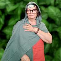 kaptur z szalem, shawl hood.