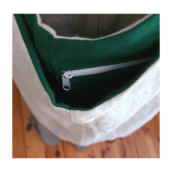 duża torba konopna, big hemp bag.